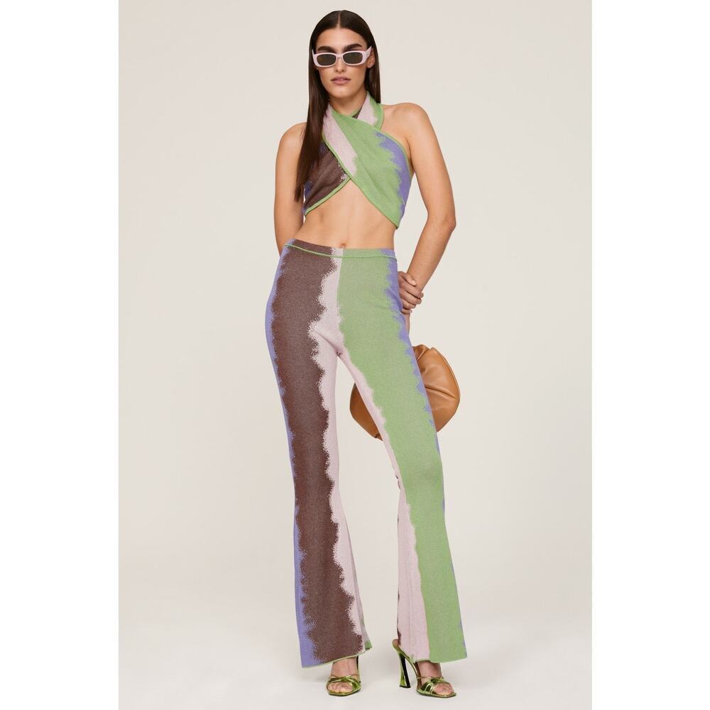 HOUSE OF SUNNY She’s Electric Multicolored Festival Pull-On Pants Size US 10